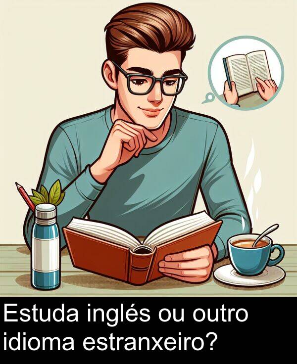 idioma: Estuda inglés ou outro idioma estranxeiro?