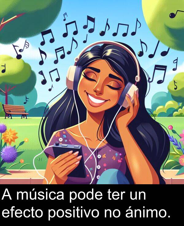ter: A música pode ter un efecto positivo no ánimo.