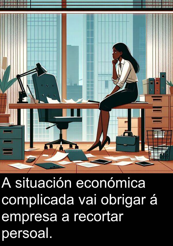 empresa: A situación económica complicada vai obrigar á empresa a recortar persoal.