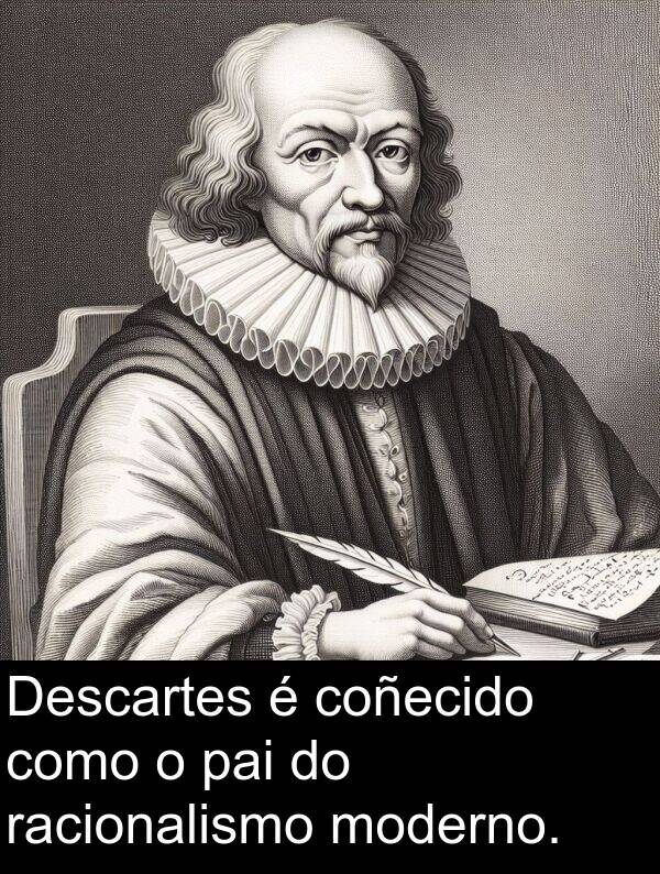 racionalismo: Descartes é coñecido como o pai do racionalismo moderno.