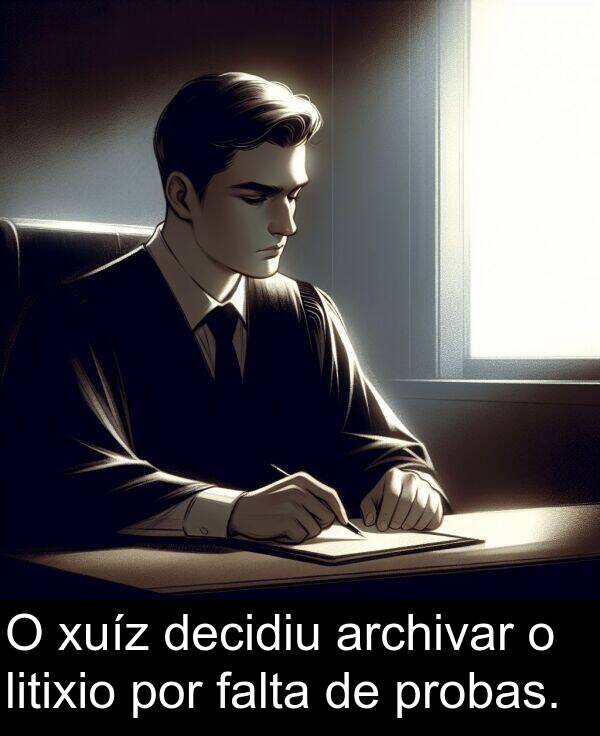 por: O xuíz decidiu archivar o litixio por falta de probas.