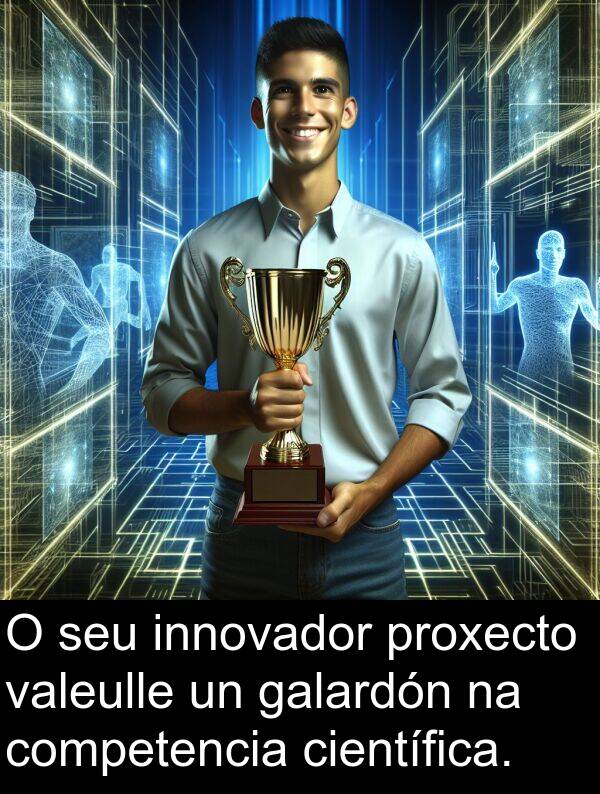 innovador: O seu innovador proxecto valeulle un galardón na competencia científica.