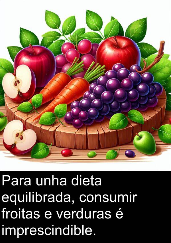 froitas: Para unha dieta equilibrada, consumir froitas e verduras é imprescindible.