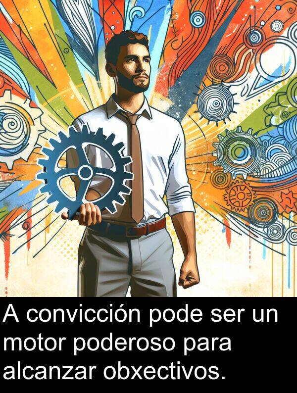 ser: A convicción pode ser un motor poderoso para alcanzar obxectivos.