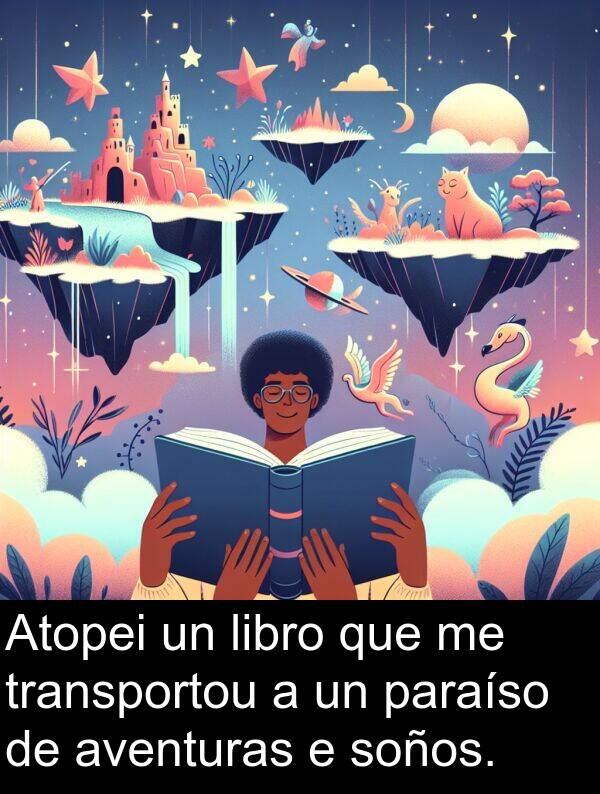 soños: Atopei un libro que me transportou a un paraíso de aventuras e soños.