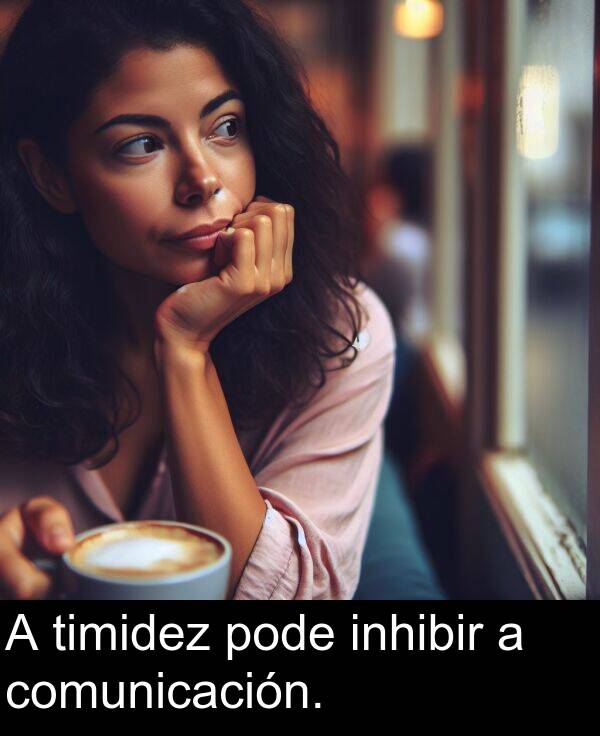 timidez: A timidez pode inhibir a comunicación.