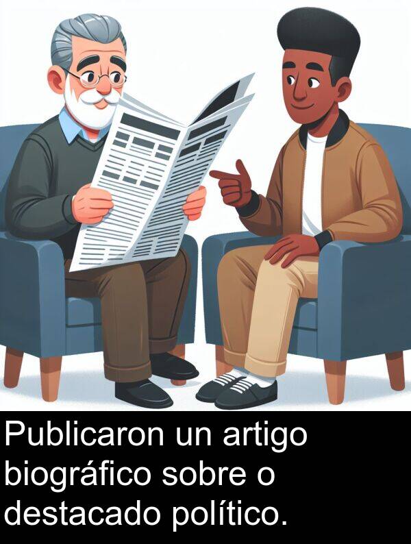 destacado: Publicaron un artigo biográfico sobre o destacado político.