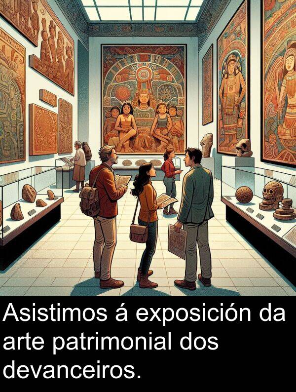 exposición: Asistimos á exposición da arte patrimonial dos devanceiros.