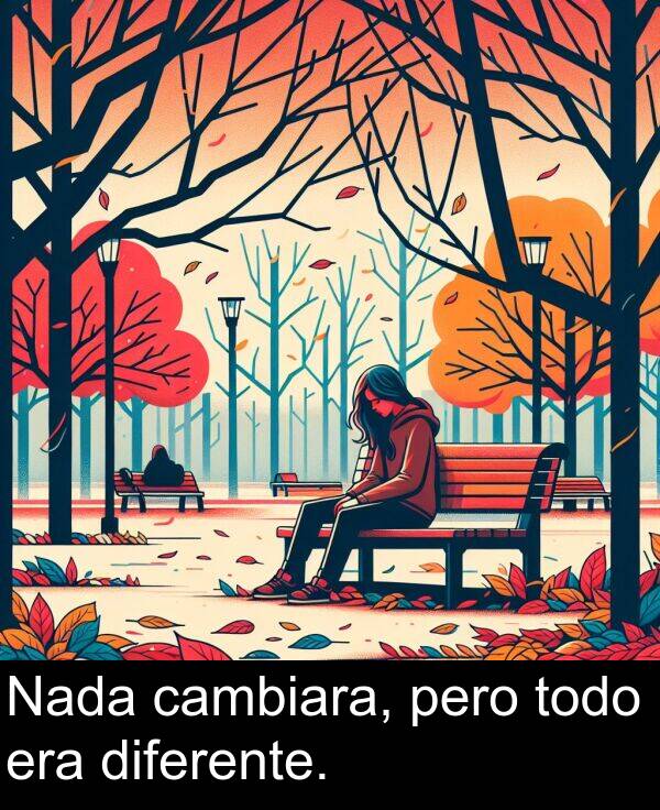 era: Nada cambiara, pero todo era diferente.