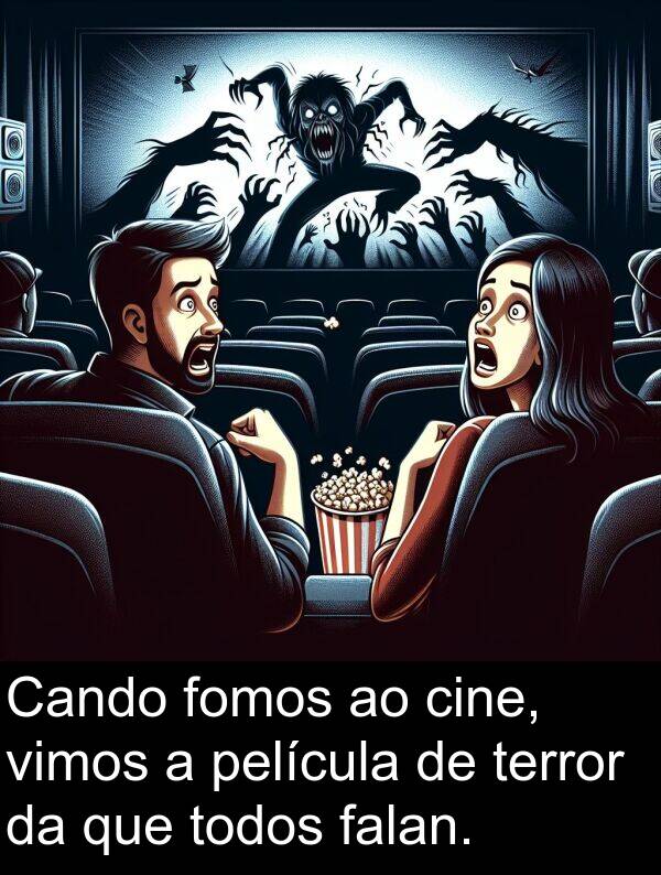 fomos: Cando fomos ao cine, vimos a película de terror da que todos falan.