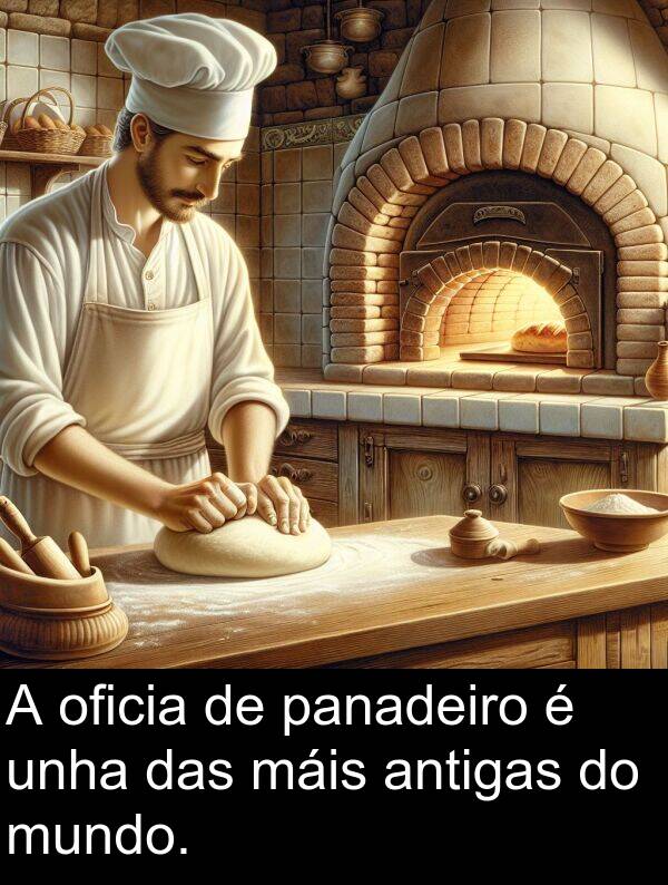 panadeiro: A oficia de panadeiro é unha das máis antigas do mundo.