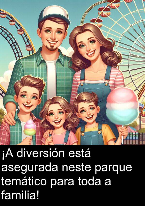 diversión: ¡A diversión está asegurada neste parque temático para toda a familia!