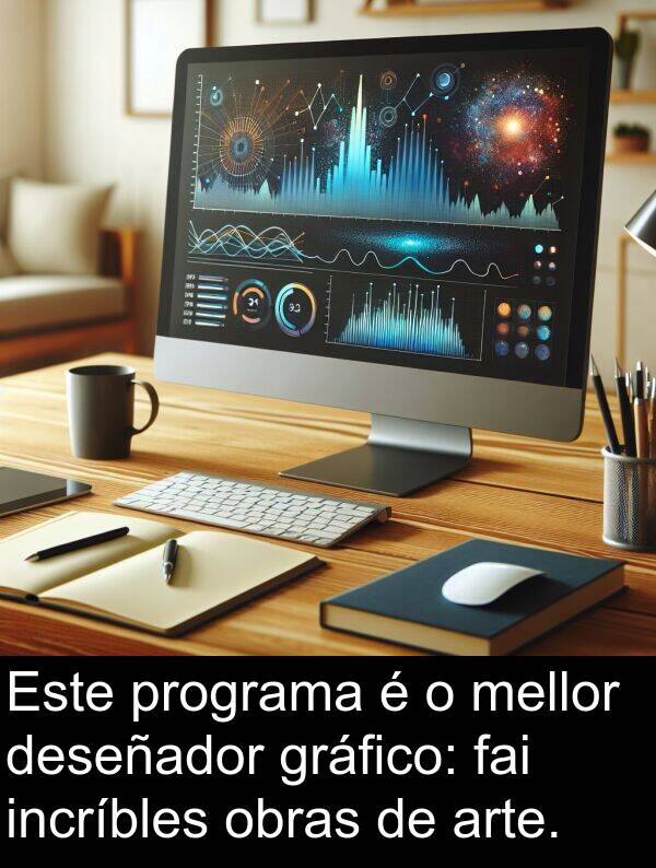 gráfico: Este programa é o mellor deseñador gráfico: fai incríbles obras de arte.
