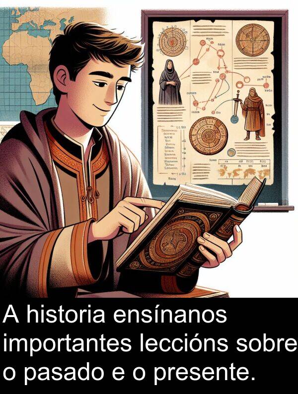 ensínanos: A historia ensínanos importantes leccións sobre o pasado e o presente.