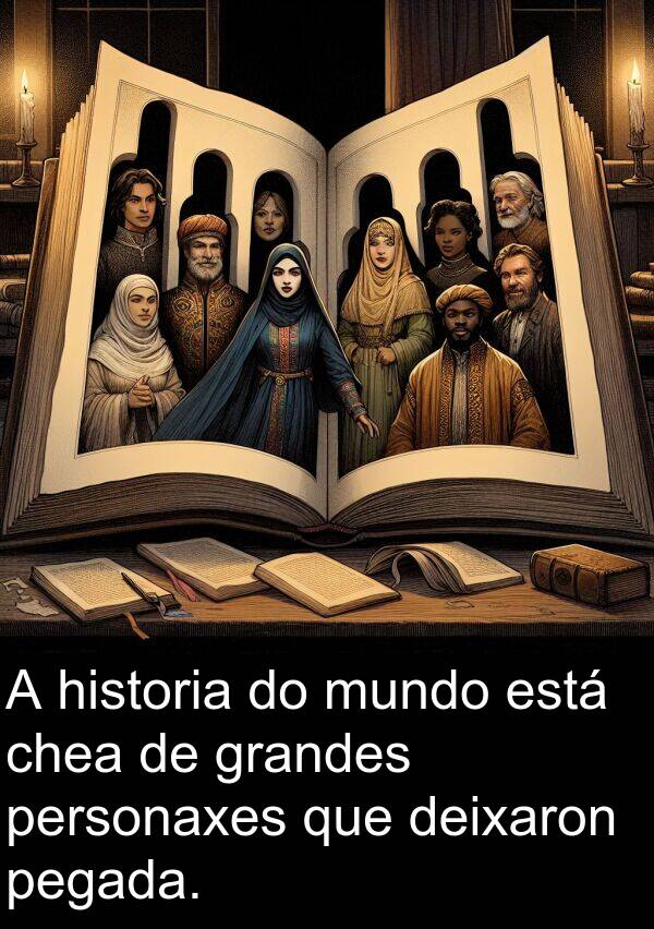 grandes: A historia do mundo está chea de grandes personaxes que deixaron pegada.