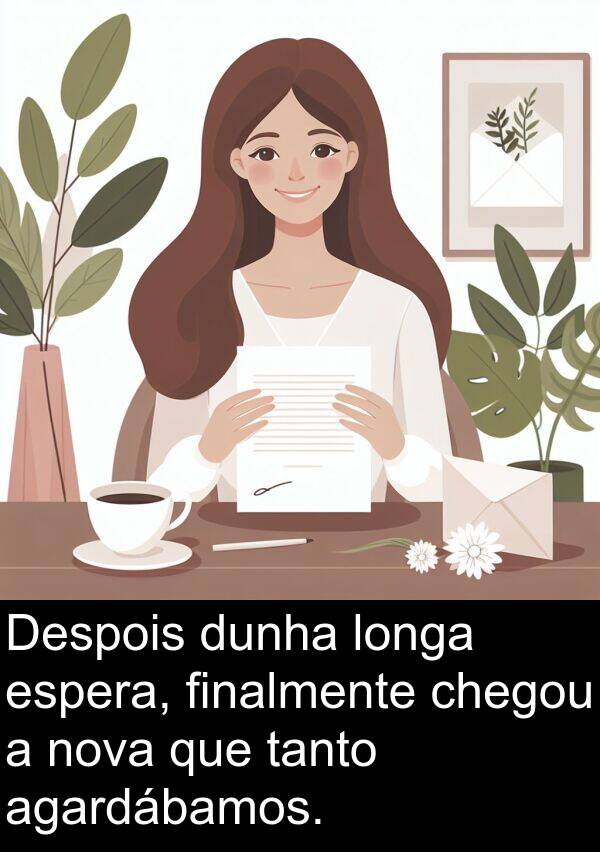 dunha: Despois dunha longa espera, finalmente chegou a nova que tanto agardábamos.