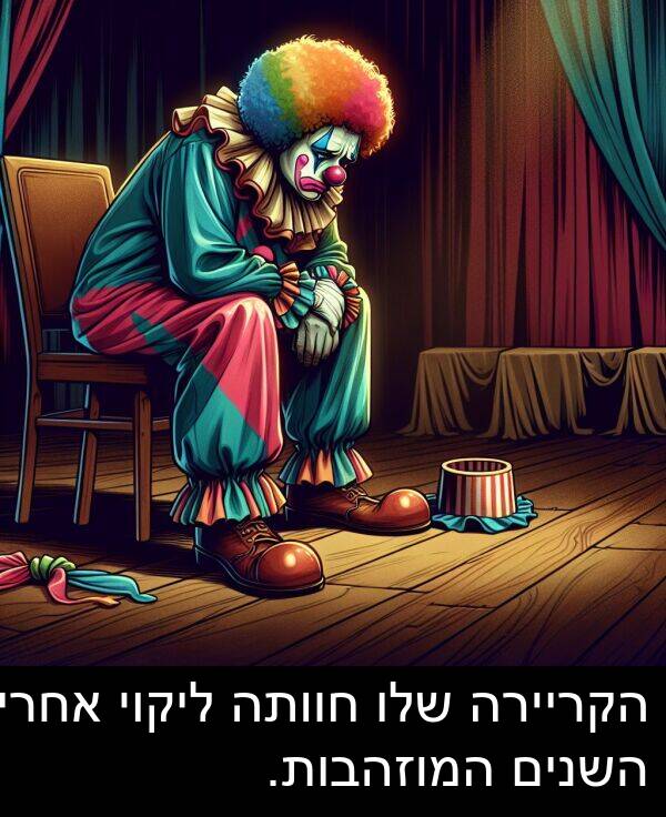 חוותה: הקריירה שלו חוותה ליקוי אחרי השנים המוזהבות.