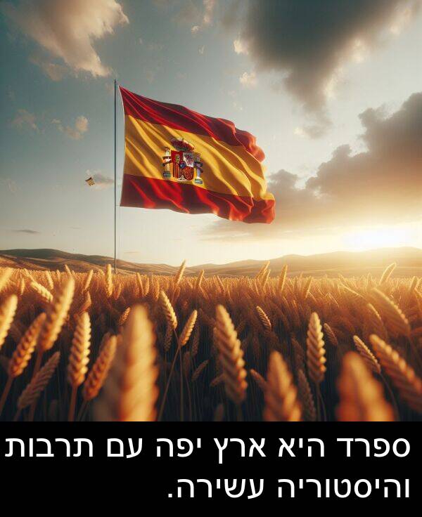 ספרד: ספרד היא ארץ יפה עם תרבות והיסטוריה עשירה.