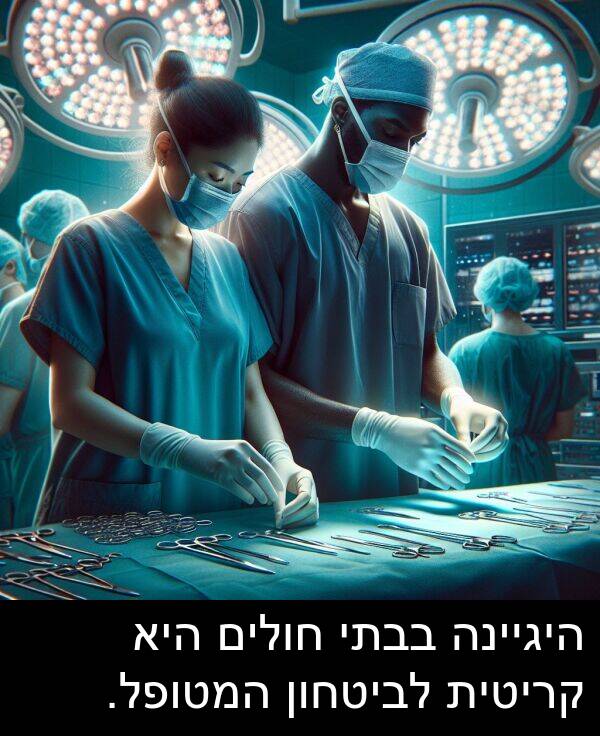 קריטית: היגיינה בבתי חולים היא קריטית לביטחון המטופל.