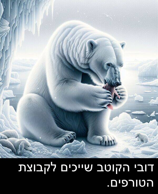 דובי: דובי הקוטב שייכים לקבוצת הטורפים.