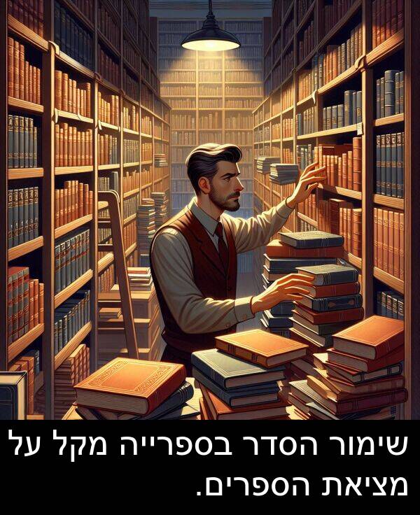 מקל: שימור הסדר בספרייה מקל על מציאת הספרים.