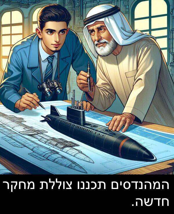 חדשה: המהנדסים תכננו צוללת מחקר חדשה.
