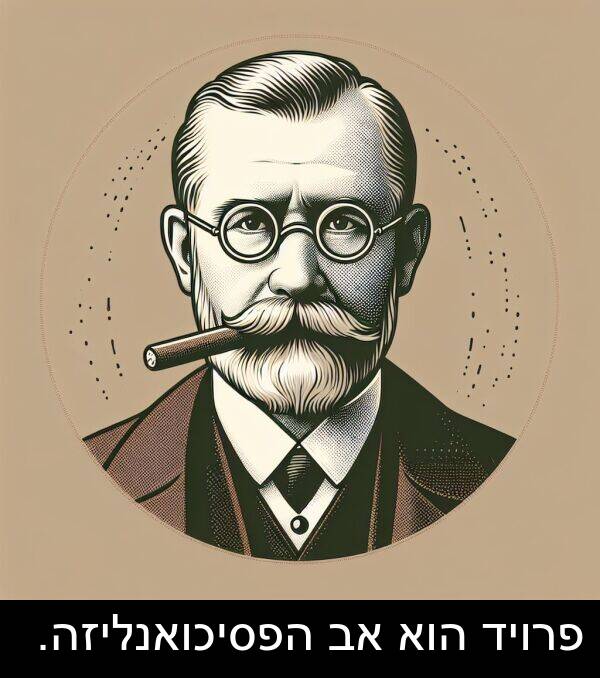 פרויד: פרויד הוא אב הפסיכואנליזה.