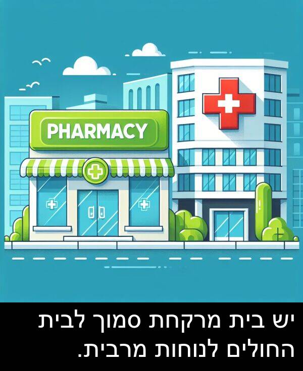 סמוך: יש בית מרקחת סמוך לבית החולים לנוחות מרבית.