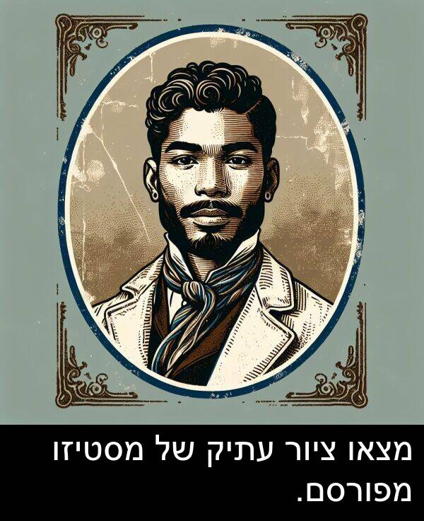 ציור: מצאו ציור עתיק של מסטיזו מפורסם.