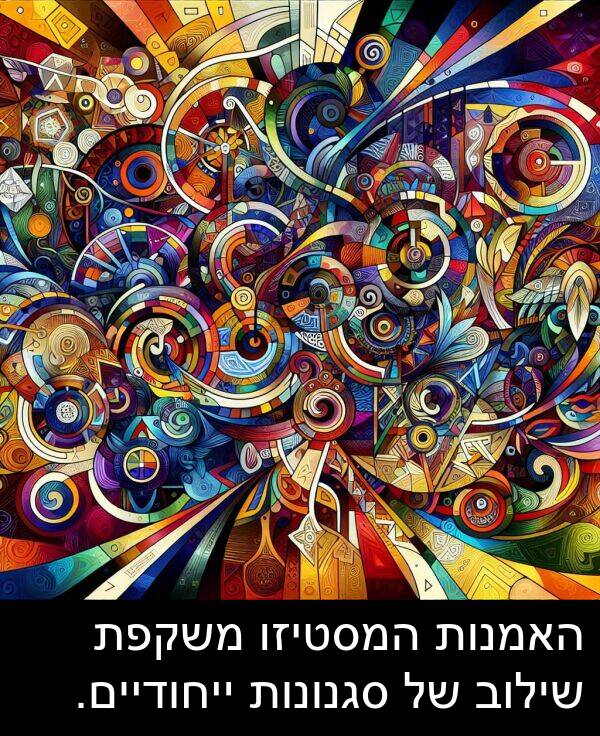 סגנונות: האמנות המסטיזו משקפת שילוב של סגנונות ייחודיים.