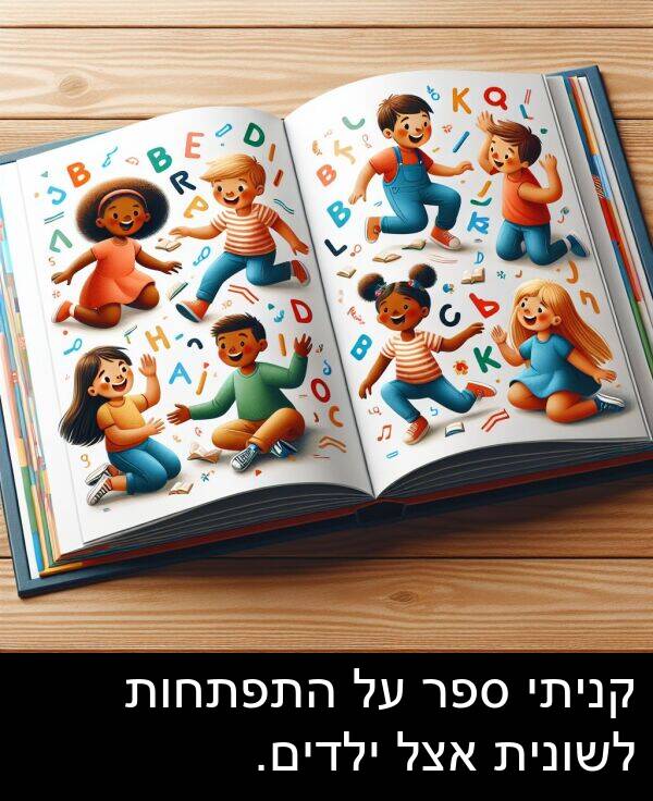 קניתי: קניתי ספר על התפתחות לשונית אצל ילדים.