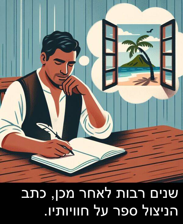 ספר: שנים רבות לאחר מכן, כתב הניצול ספר על חוויותיו.