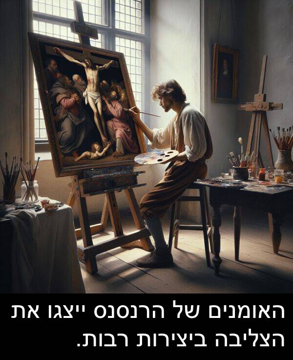 ייצגו: האומנים של הרנסנס ייצגו את הצליבה ביצירות רבות.