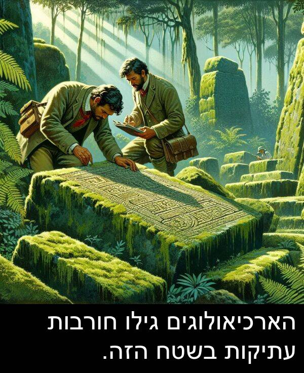 חורבות: הארכיאולוגים גילו חורבות עתיקות בשטח הזה.
