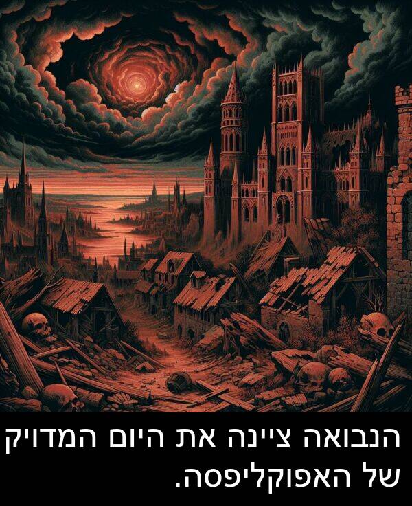 ציינה: הנבואה ציינה את היום המדויק של האפוקליפסה.