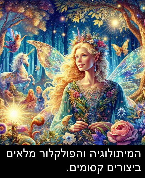 קסומים: המיתולוגיה והפולקלור מלאים ביצורים קסומים.