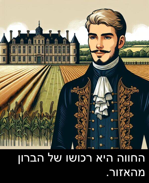 מהאזור: החווה היא רכושו של הברון מהאזור.