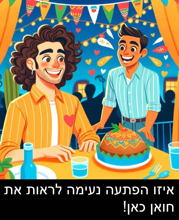 איזו: איזו הפתעה נעימה לראות את חואן כאן!