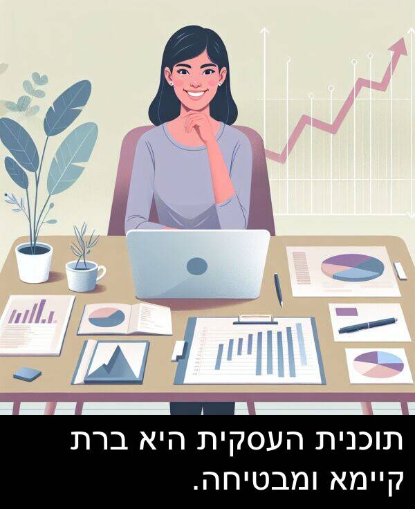 קיימא: תוכנית העסקית היא ברת קיימא ומבטיחה.