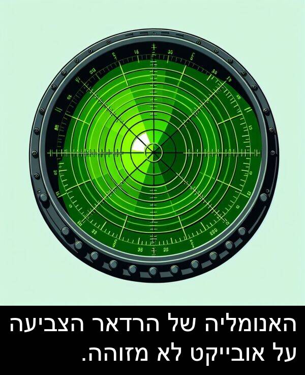 האנומליה: האנומליה של הרדאר הצביעה על אובייקט לא מזוהה.
