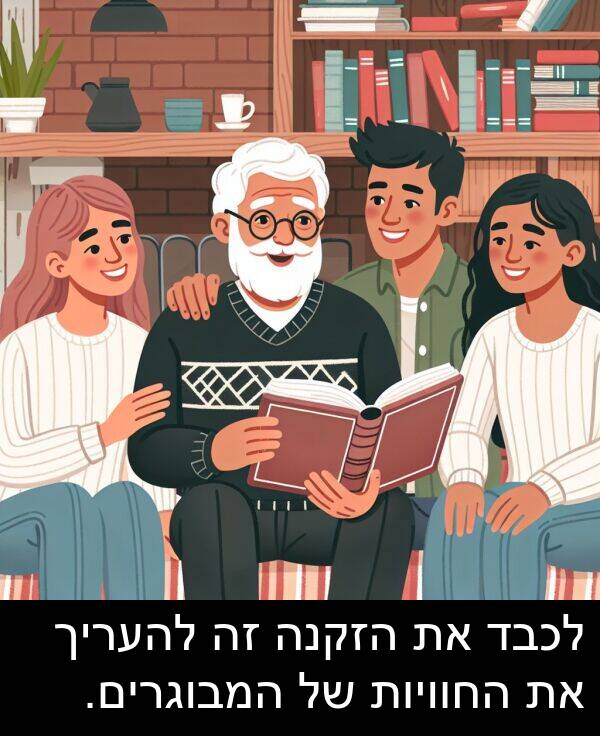 החוויות: לכבד את הזקנה זה להעריך את החוויות של המבוגרים.