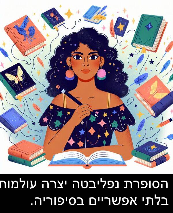 עולמות: הסופרת נפליבטה יצרה עולמות בלתי אפשריים בסיפוריה.