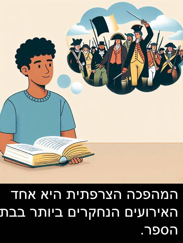 האירועים: המהפכה הצרפתית היא אחד האירועים הנחקרים ביותר בבתי הספר.
