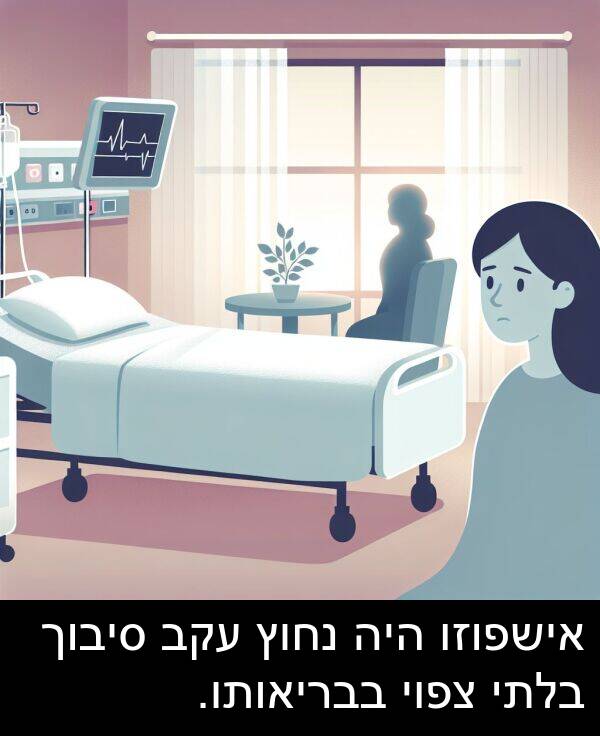 צפוי: אישפוזו היה נחוץ עקב סיבוך בלתי צפוי בבריאותו.