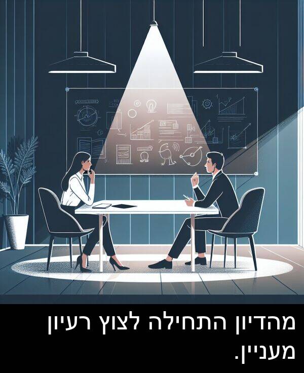 מהדיון: מהדיון התחילה לצוץ רעיון מעניין.