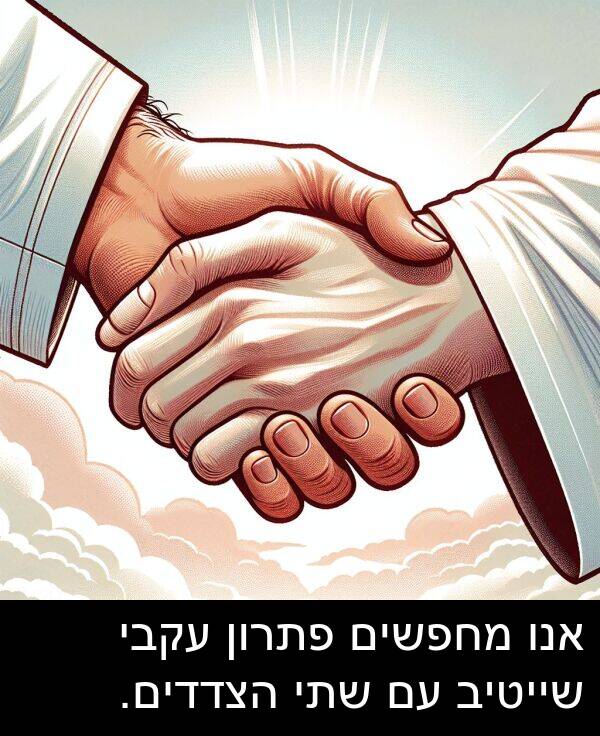 עקבי: אנו מחפשים פתרון עקבי שייטיב עם שתי הצדדים.