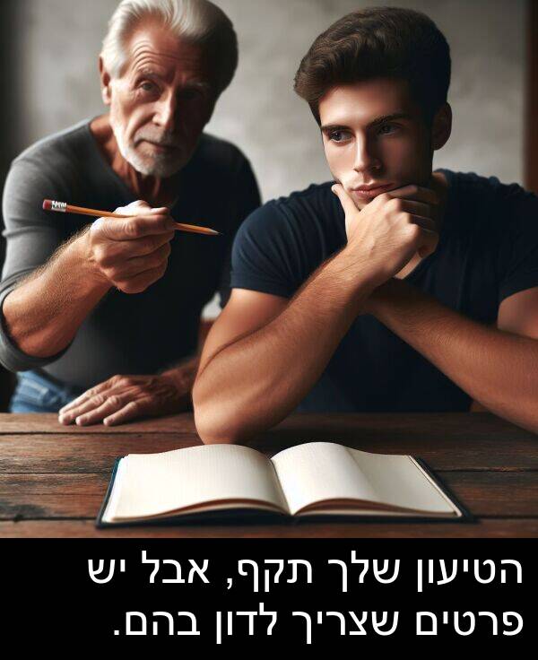 פרטים: הטיעון שלך תקף, אבל יש פרטים שצריך לדון בהם.