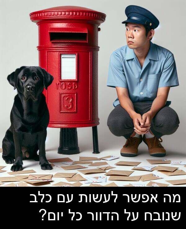שנובח: מה אפשר לעשות עם כלב שנובח על הדוור כל יום?