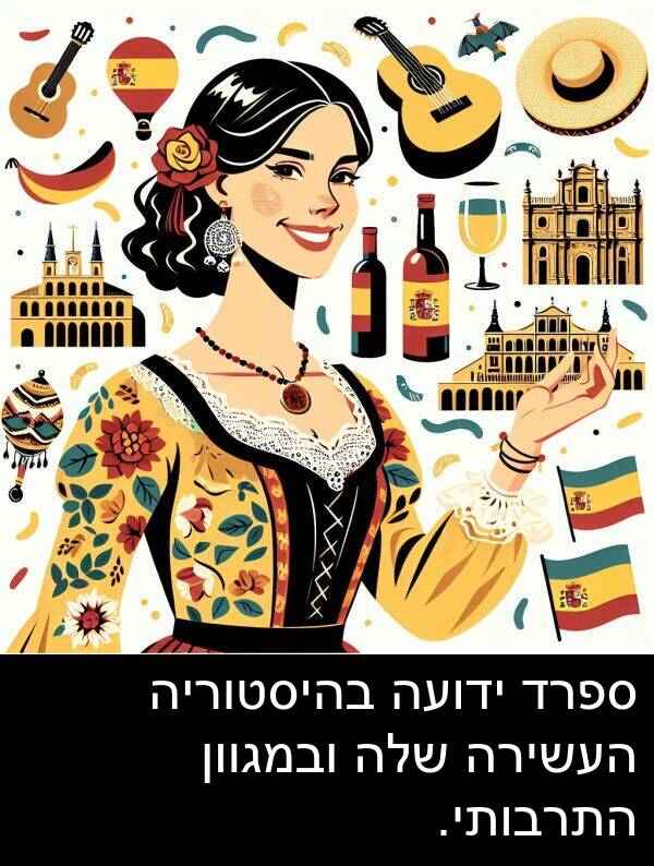 בהיסטוריה: ספרד ידועה בהיסטוריה העשירה שלה ובמגוון התרבותי.