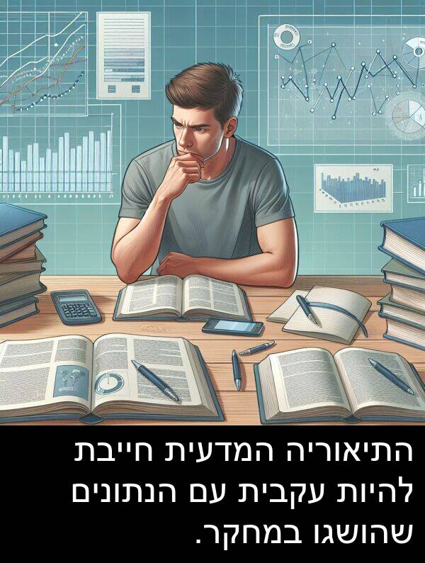 עקבית: התיאוריה המדעית חייבת להיות עקבית עם הנתונים שהושגו במחקר.